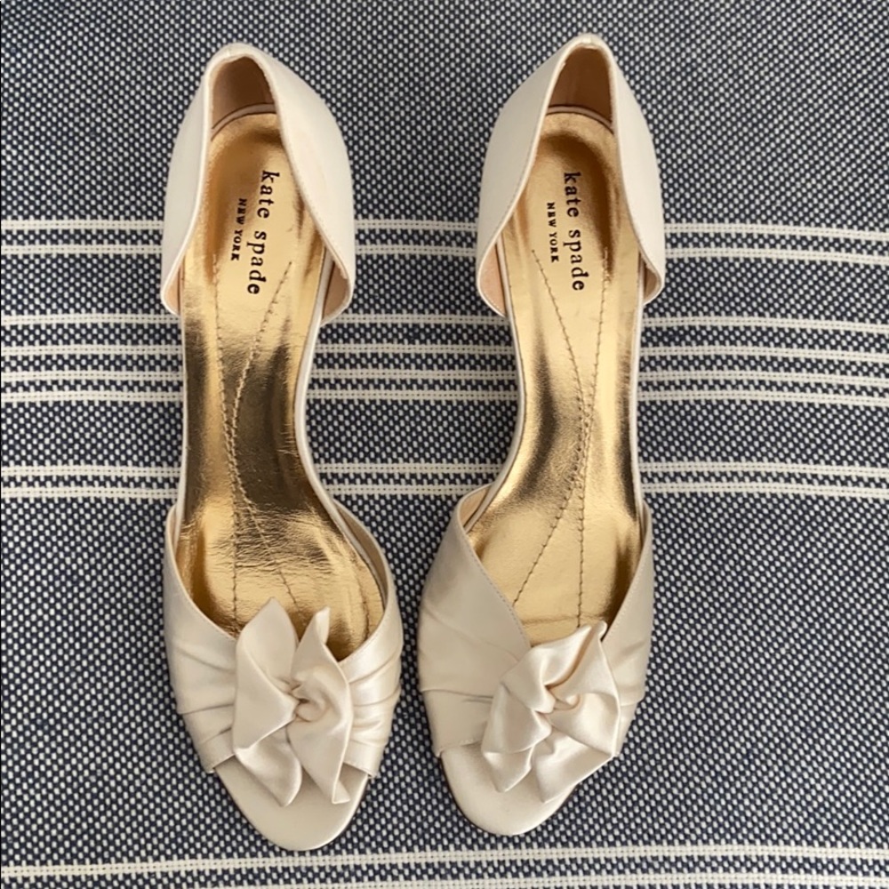 Kate Spade Women’s 10.5 off white heels